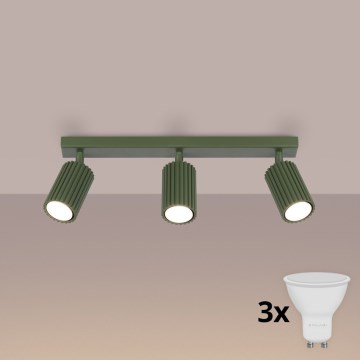 Brilagi - LED točkovno svetilo CRESTO 3xGU10/10W/230V zeleno
