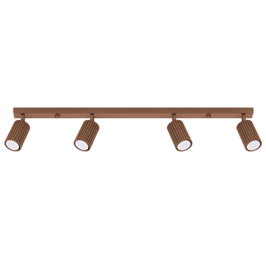 Brilagi - LED točkovno svetilo CRESTO 4xGU10/10W/230V rjavo