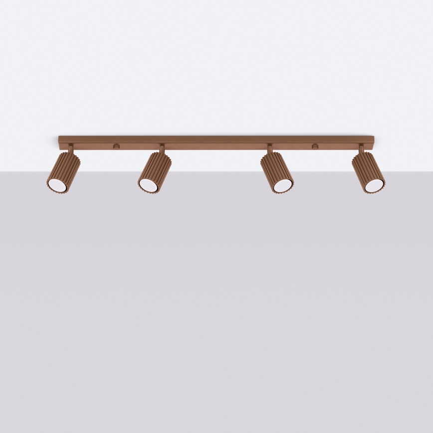 Brilagi - LED točkovno svetilo CRESTO 4xGU10/10W/230V rjavo