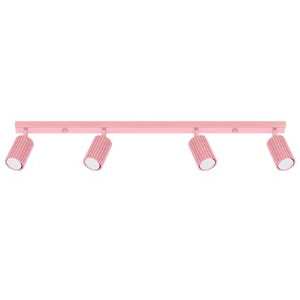 Brilagi - LED točkovno svetilo CRESTO 4xGU10/10W/230V rožnato