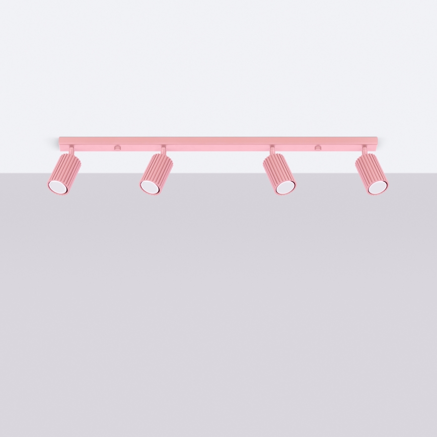 Brilagi - LED točkovno svetilo CRESTO 4xGU10/10W/230V rožnato