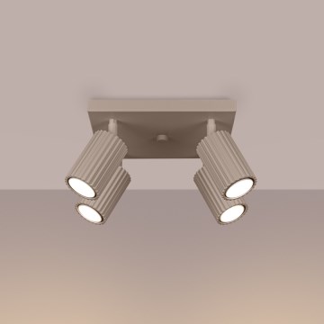 Brilagi - LED točkovno svetilo CRESTO 4xGU10/10W/230V taupe