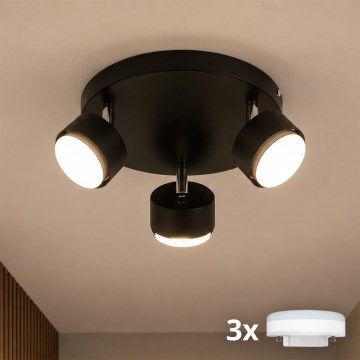 Brilagi - LED točkovno svetilo MONO 3xGX53/30W/230V črna