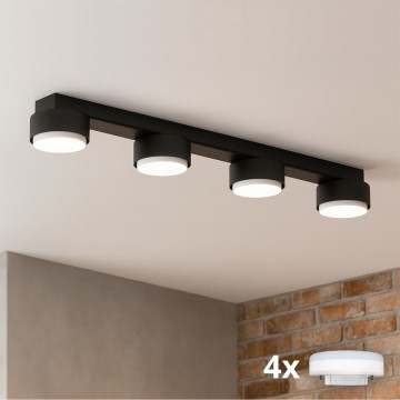 Brilagi - LED točkovno svetilo MONO 4xGX53/13W/230V črno
