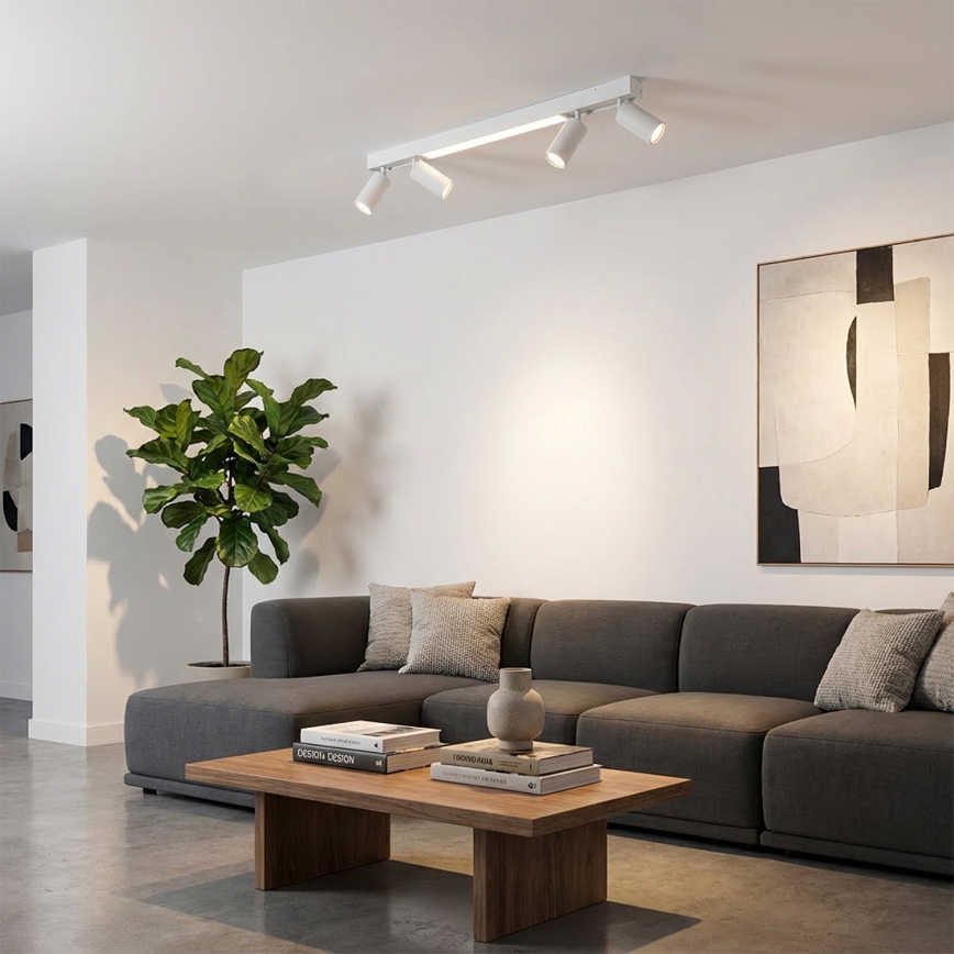 Brilagi - LED točkovno svetilo SELE 4xGU10/30W/230V + LED/20W bela