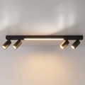 Brilagi - LED točkovno svetilo SELE 4xGU10/30W/230V + LED/25W črna