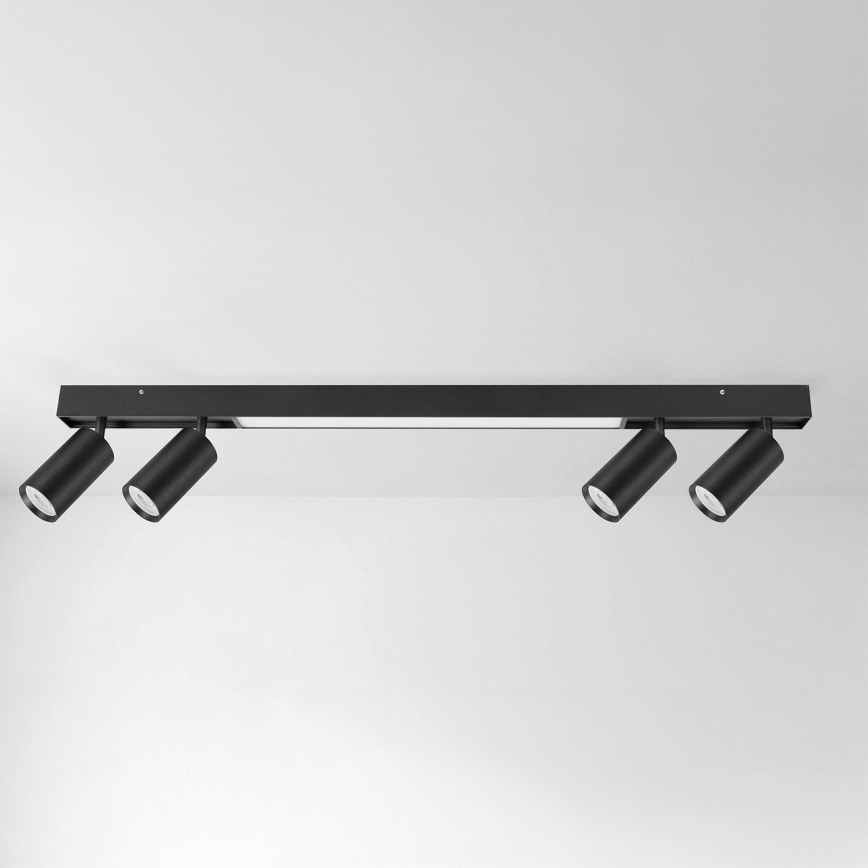 Brilagi - LED točkovno svetilo SELE 4xGU10/30W/230V + LED/25W črna