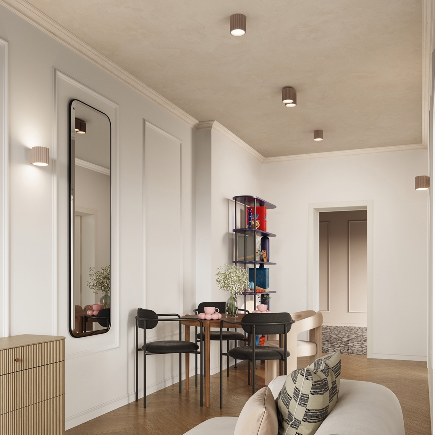 Brilagi - LED točkovno svetilo SFERA 1xGU10/10W/230V, premer 10 cm, taupe