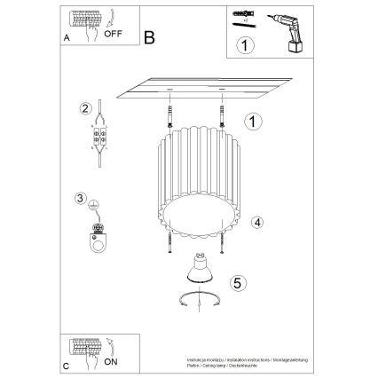 Brilagi - LED točkovno svetilo SFERA 1xGU10/10W/230V, premer 10 cm, taupe