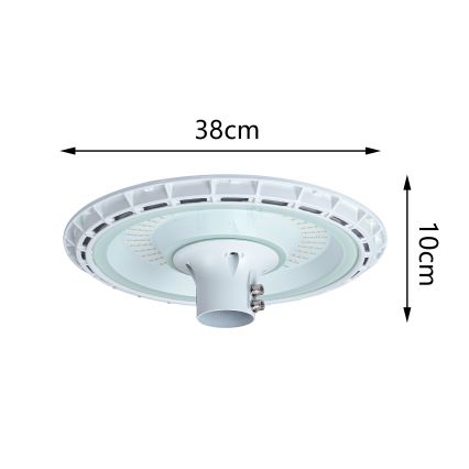 Brilagi - LED ulična svetilka s 3 m stebrom URBANSPARK LED/120W/230V bela IP65