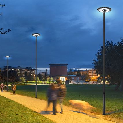 Brilagi - LED ulična svetilka s 5 m stebrom URBANSPARK LED/120W/230V črna IP65