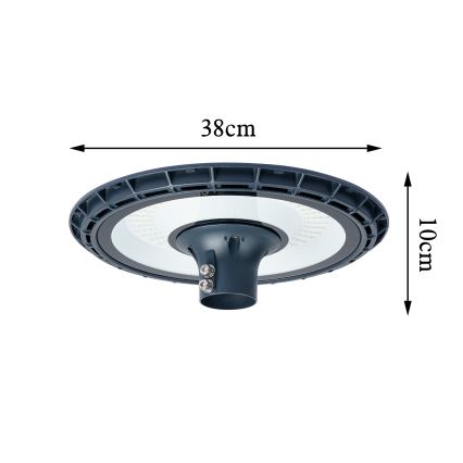 Brilagi - LED ulična svetilka s 4 m stebrom URBANSPARK LED/120W/230V antracit IP65