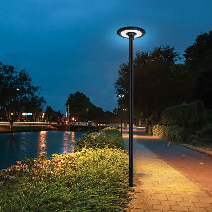 Brilagi - LED ulična svetilka z 4 m stebrom URBANSPARK LED/120W/230V črna IP65