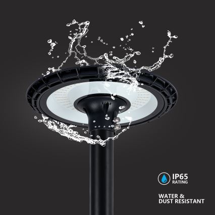 Brilagi - LED ulična svetilka z 4 m stebrom URBANSPARK LED/120W/230V črna IP65