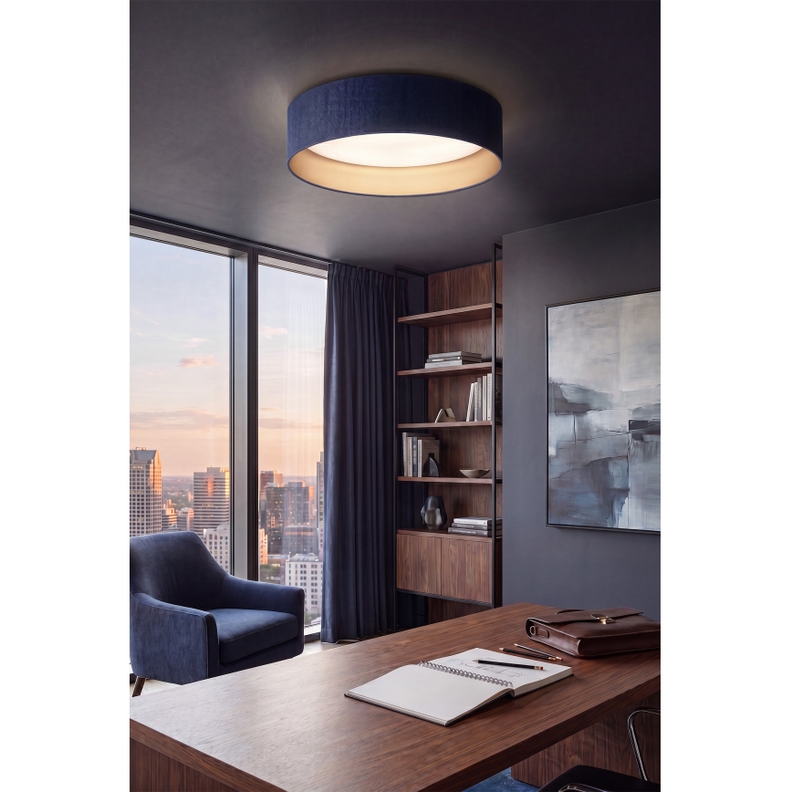 Brilagi - Zatemnjevalna stropna svetilka VELVET SMARTIX STARS LED/36W/230V 3000-6000K premer 55 cm modra/zlata Wi-Fi Tuya Beacon + z daljinskim upravljalnikom