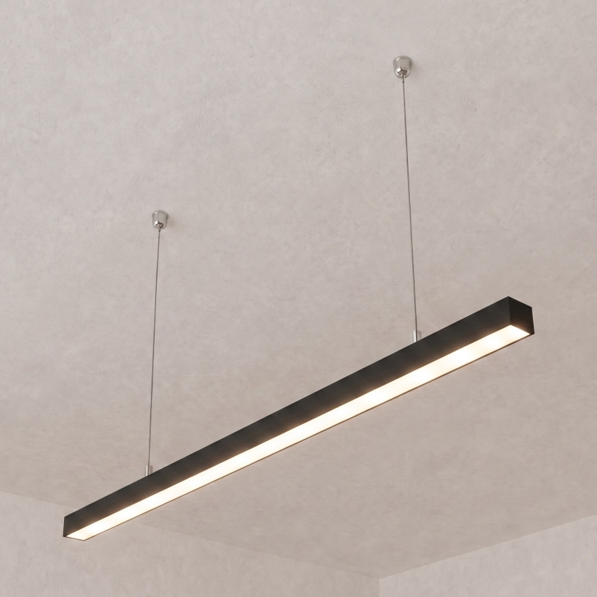 Brilagi - LED viseče svetilo FULLDAY LED/30/40/50W/230V 2700/4000/6000K 150 cm črna