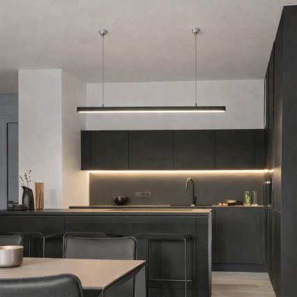 Brilagi - LED viseče svetilo FULLDAY LED/30/40/50W/230V 2700/4000/6000K 150 cm črna