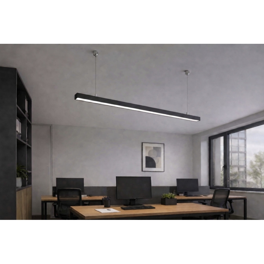 Brilagi - LED viseče svetilo FULLDAY LED/30/40/50W/230V 2700/4000/6000K 150 cm črna