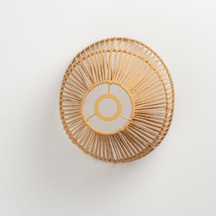 Brilagi - LED viseča svetilka na kabelu CERIA BOHO 1xE27/40W/230V, premer 30 cm, rjava