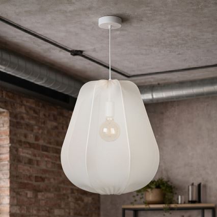 Brilagi - LED viseča svetilka na kablu ARVEN 1xE27/8W/230V, premer 37 cm, bela