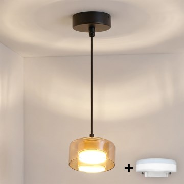 Brilagi - LED Viseča svetilka na kablu AURA LUX 1xGX53/30W/230V črna/zlata