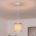 BRILAGI - LED viseča svetilka na kablu NUBILA 1xE27/60W/230V premer 14 cm bela/rjava