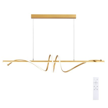 BRILAGI - Zatemljiv LED viseči lestenec na kablu SIGNATURE LED/50W/230V 3000-6000K 120 cm zlata + daljinski upravljalnik