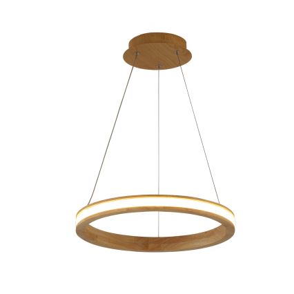 Brilagi - LED viseča svetilka na kablu UMEA WOOD LED/30W/230V, premer 40 cm, lesena
