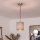 Brilagi - LED viseča svetilka na vrvici NUBILA 1xE27/60W/230V premer 14 cm rdeča/siva