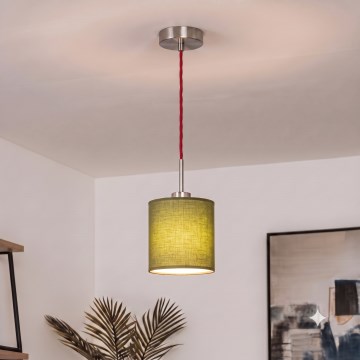 Brilagi - LED viseča svetilka NUBILA 1xE27/60W/230V, premer 14 cm, rdeča/zelena