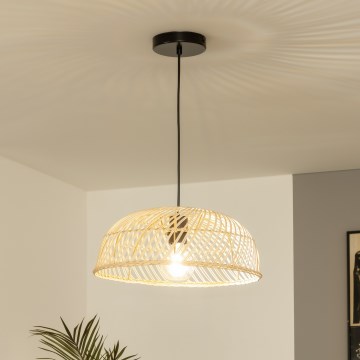 Brilagi - LED viseči lestenec CERIA BOHO 1xE27/40W/230V, Ø 40 cm, iz ratana