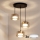 Brilagi - LED viseči lestenec na jeklenem kablu AURA LUX 3xGX53/13W/230V črna/zlata