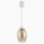 Brilagi - LED viseči lestenec na kabelu RETRO GLASS 1xE27/60W/230V premer 17 cm bela/dimljeno bež