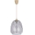 Brilagi - LED viseči lestenec na kabelu RETRO GLASS 1xE27/60W/230V premer 26 cm bež/dimno siva