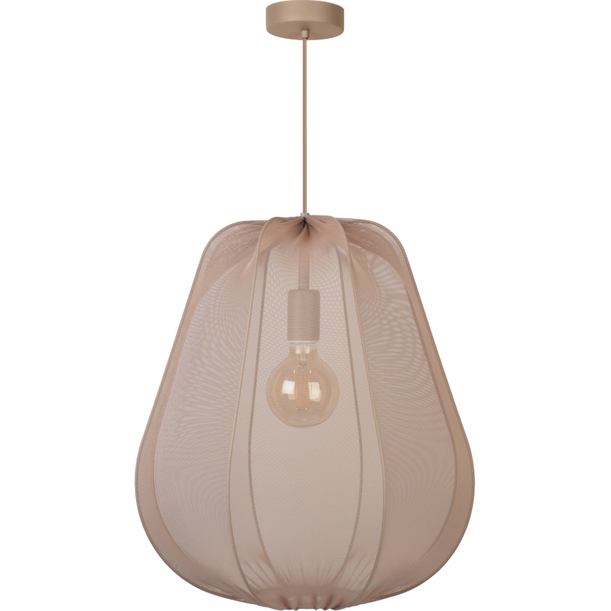 Brilagi - LED viseči lestenec na kablu ARVEN 1xE27/8W/230V premer 37 cm bež