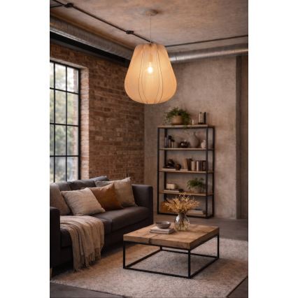 Brilagi - LED viseči lestenec na kablu ARVEN 1xE27/8W/230V premer 37 cm bež