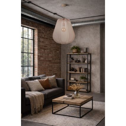 Brilagi - LED viseči lestenec na kablu ARVEN 1xE27/8W/230V premer 37 cm bež