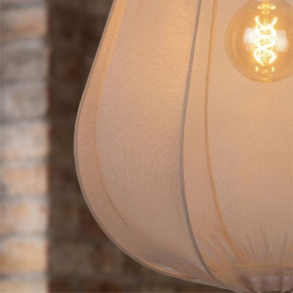 Brilagi - LED viseči lestenec na kablu ARVEN 1xE27/8W/230V premer 37 cm bež