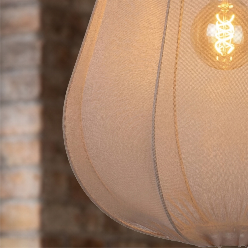 Brilagi - LED viseči lestenec na kablu ARVEN 1xE27/8W/230V premer 37 cm bež