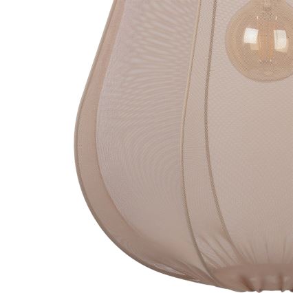 Brilagi - LED viseči lestenec na kablu ARVEN 1xE27/8W/230V premer 37 cm bež
