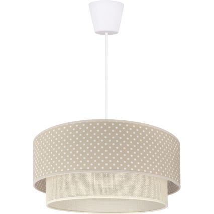Brilagi - LED obesni lestenec na kablu BOHO BOBO 1xE27/60W/230V premer 40 cm, s pikami, bežna/kremna