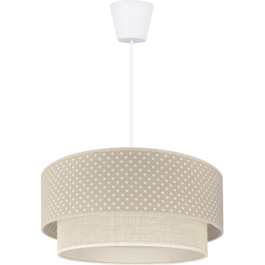Brilagi - LED obesni lestenec na kablu BOHO BOBO 1xE27/60W/230V premer 40 cm, s pikami, bežna/kremna