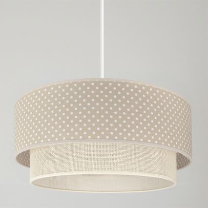Brilagi - LED obesni lestenec na kablu BOHO BOBO 1xE27/60W/230V premer 40 cm, s pikami, bežna/kremna