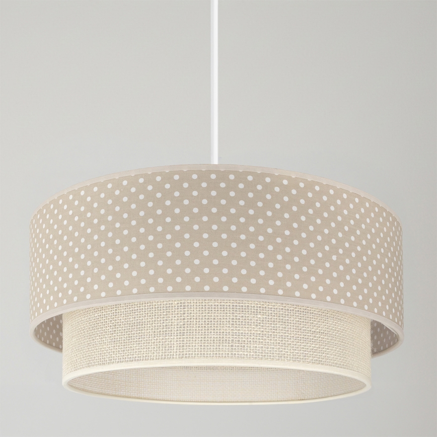 Brilagi - LED obesni lestenec na kablu BOHO BOBO 1xE27/60W/230V premer 40 cm, s pikami, bežna/kremna