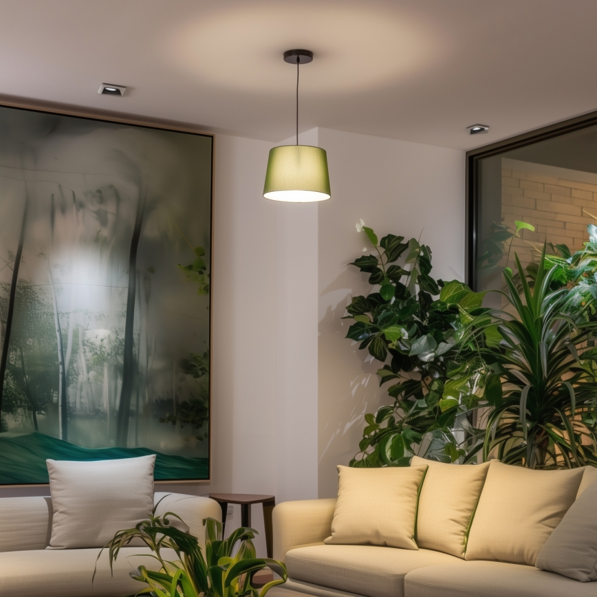 Brilagi - LED viseči lestenec na kablu CERIA 1xE27/40W/230V, premer 30 cm, zelena