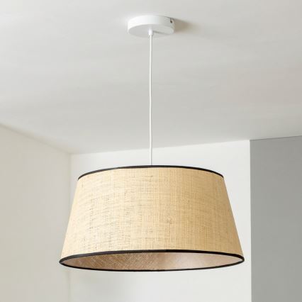 Brilagi - LED viseči lestenec na kablu CERIA 1xE27/40W/230V Ø 50 cm bež