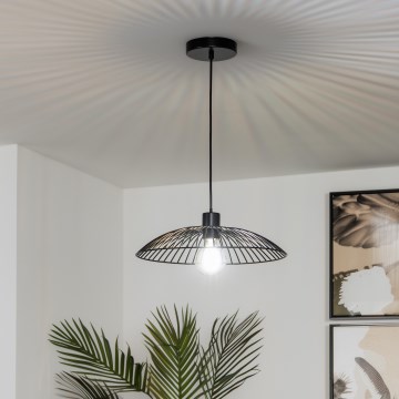 Brilagi - LED viseči lestenec na kablu CERIA WIRE 1xE27/40W/230V, premer 26 cm, črn