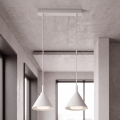 BRILAGI - LED Viseči lestenec na kablu CONE DOUBLE 2xGX53/15W/230V bela