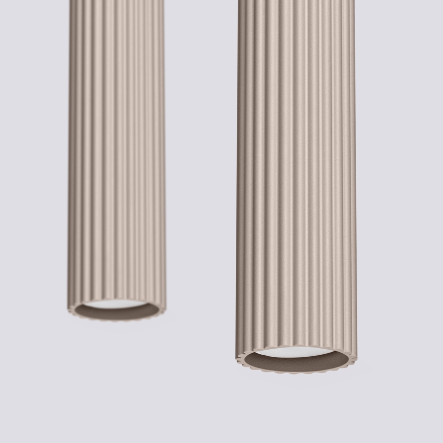 Brilagi - LED viseči lestenec na kablu CRESTO 2xGU10/10W/230V taupe