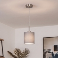 Brilagi - LED viseči lestenec na kablu NUBILA 1xE27/60W/230V Ø 14 cm svetlo siva